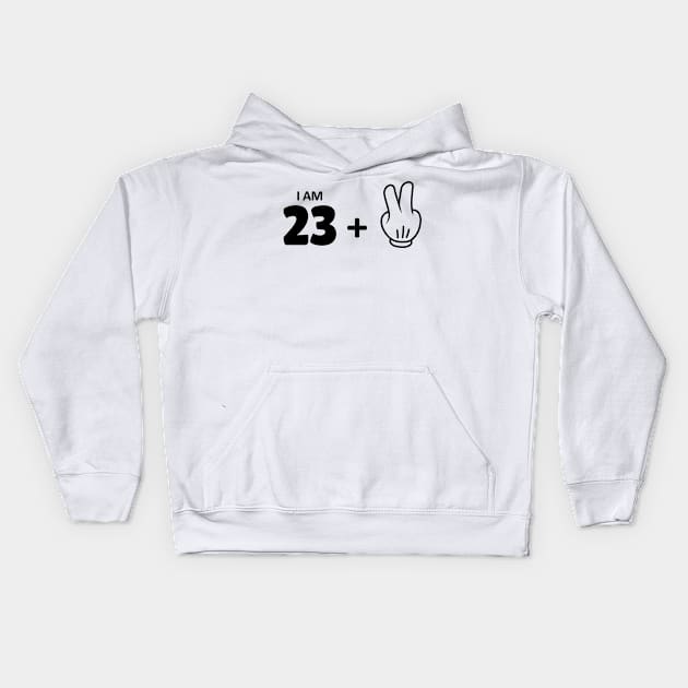 25th birthday Kids Hoodie by Circle Project